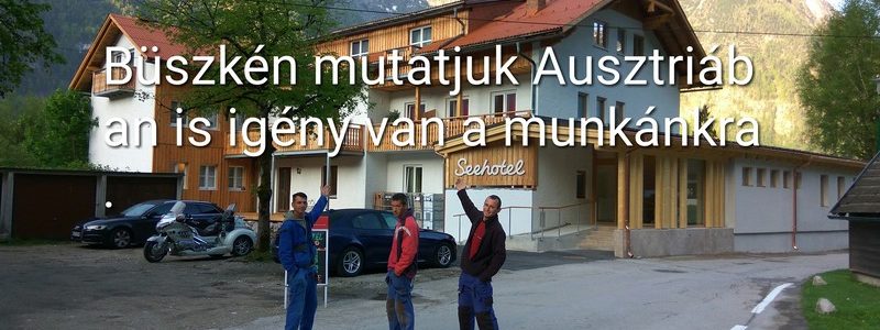 4 rétegű tetőfestés Ausztriában, büszkén mutatjuk, hogy Ausztriában is szükség van a munkánkra!